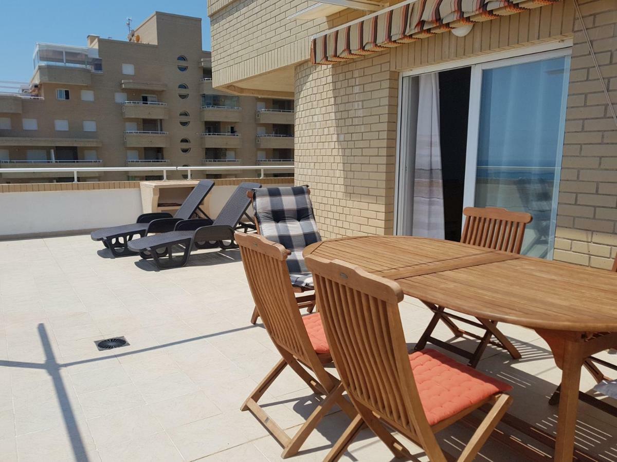 Cala Blanca 2 Frontal Al Mar Apartman Orpesa Kültér fotó